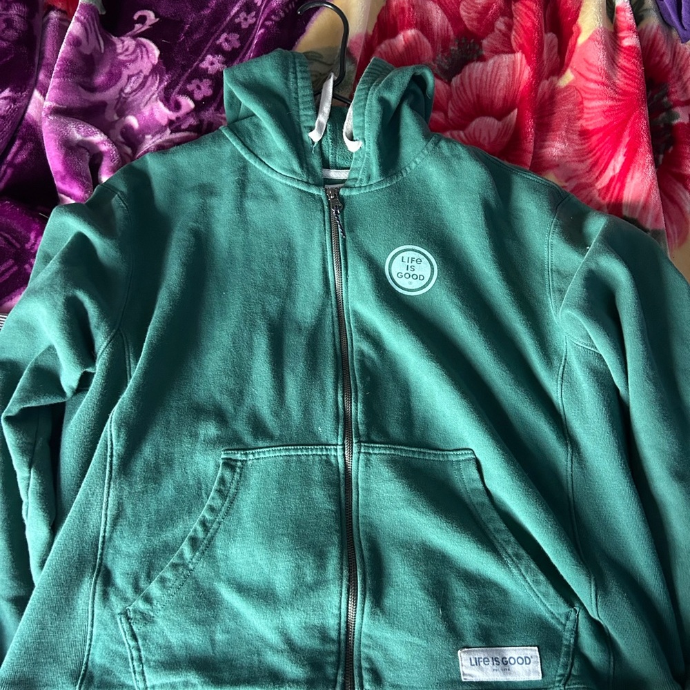 Life is Good Green Jacket